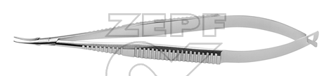 24-6721-14 24-6721-14  ~ CASTROVIEJO Nadelhalter gebogen 14 cm ohne Sperre ~