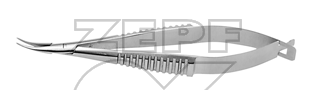 24-6731-09 24-6731-09  ~ CASTROVIEJO Nadelhhalter gebogen ohne Sperre 9 cm ~