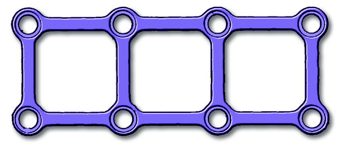 25-015-09-71 25-015-09-71  ~ LP NEURO PLATTE, 4X2LOCH, STERIL ~