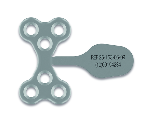 25-153-06-71 25-153-06-71  ~ ultraOne Doppel-Y-Pl., 6-Loch, 0,35mm ~