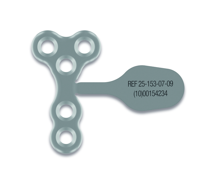 25-153-07-71 25-153-07-71  ~ ultraOne Y-Platte, 5-Loch, 0,35mm ~