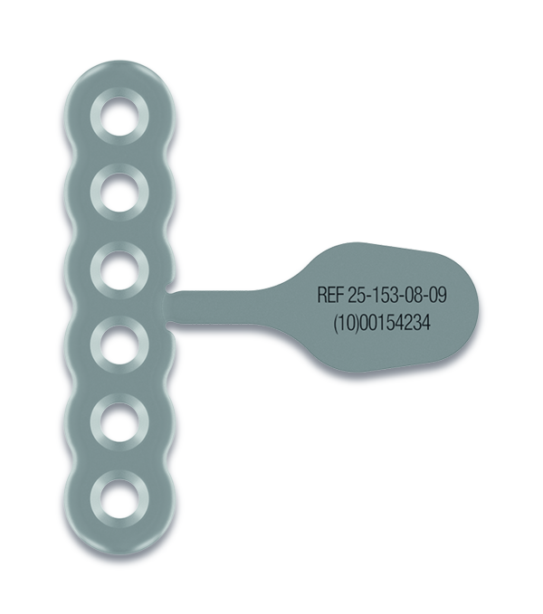 25-153-08-09 25-153-08-09  ~ ultraOne Gerade Pl., 6-Loch, 0,35mm ~