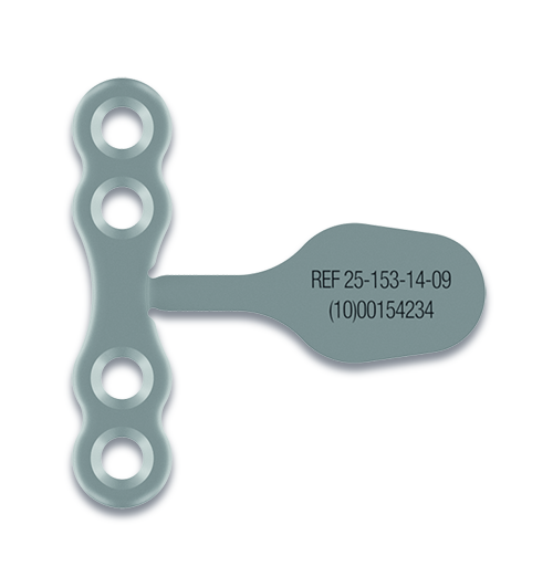 25-153-14-71 25-153-14-71  ~ ultraOne Gerade Pl., 4-Loch, 0,35mm ~