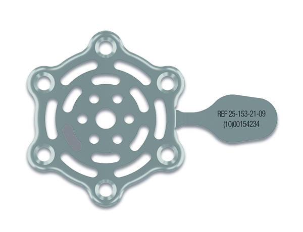 25-153-21-09 25-153-21-09  ~ ultraOne Bohrlochplatte   18, 0,35mm ~