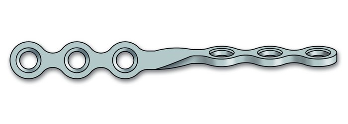 25-241-06-09 25-241-06-09  ~ 2.0 Miniplatte, 110  gedr, 6-Loch,links ~