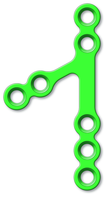 25-283-21-71 25-283-21-71  ~ Subkondyläre Platte,7-Loch,links,steril ~