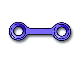 25-302-71-71 25-302-71-71  ~ LP NEURO PL., GERADE,2-LOCH,KURZ,STER. ~