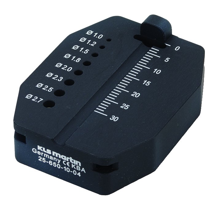 25-650-10-04 25-650-10-04  ~ Schraubenmessclip, Länge     1,0-2,7 mm ~