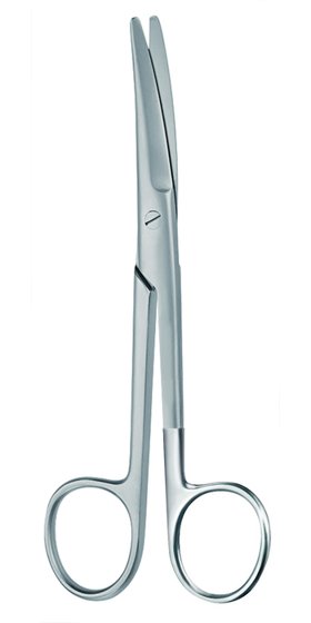 28-409-17-07 28-409-17-07  ~ ST-Schere, Präp., Mayo, geb., 17,0 cm ~