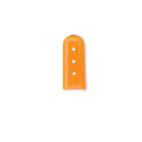 30807 30807  ~ FLAT CAP VENT ORANGE TINT DIA 0.375X1IN [100 PK] ~
