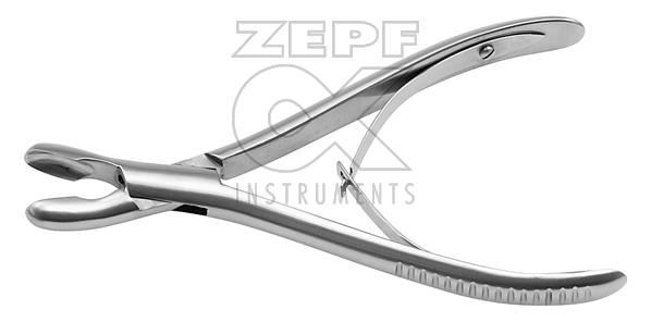 32-1307-17 32-1307-17  ~ LUER Hohlmeissel Zange gebogen 17 cm ~