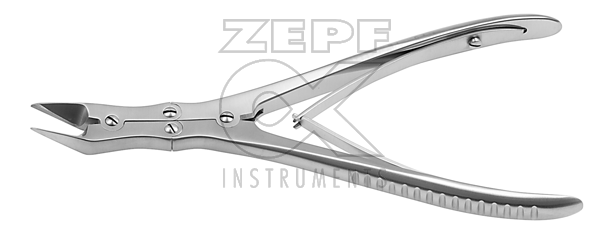 32-2807-17 32-2807-17  ~ MC INDOE Knochensplitter Zange 17,5 cm abgewinkelt ~