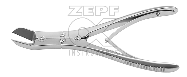 32-2809-18 32-2809-18  ~ RUSKIN LISTON Knochensplitter Zange abgewinkelt 18,5 cm ~