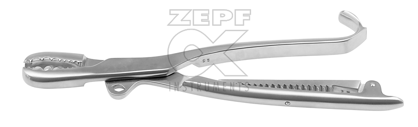 32-3608-26 32-3608-26  ~ FARABEUF LAMBOTTE Knochen Haltezange 12 mm 26 cm ~