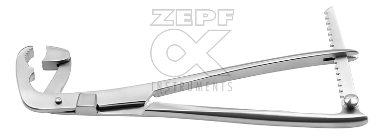 32-3703-19 32-3703-19  ~ LAMBOTTE Knochenhalte Zange ~
