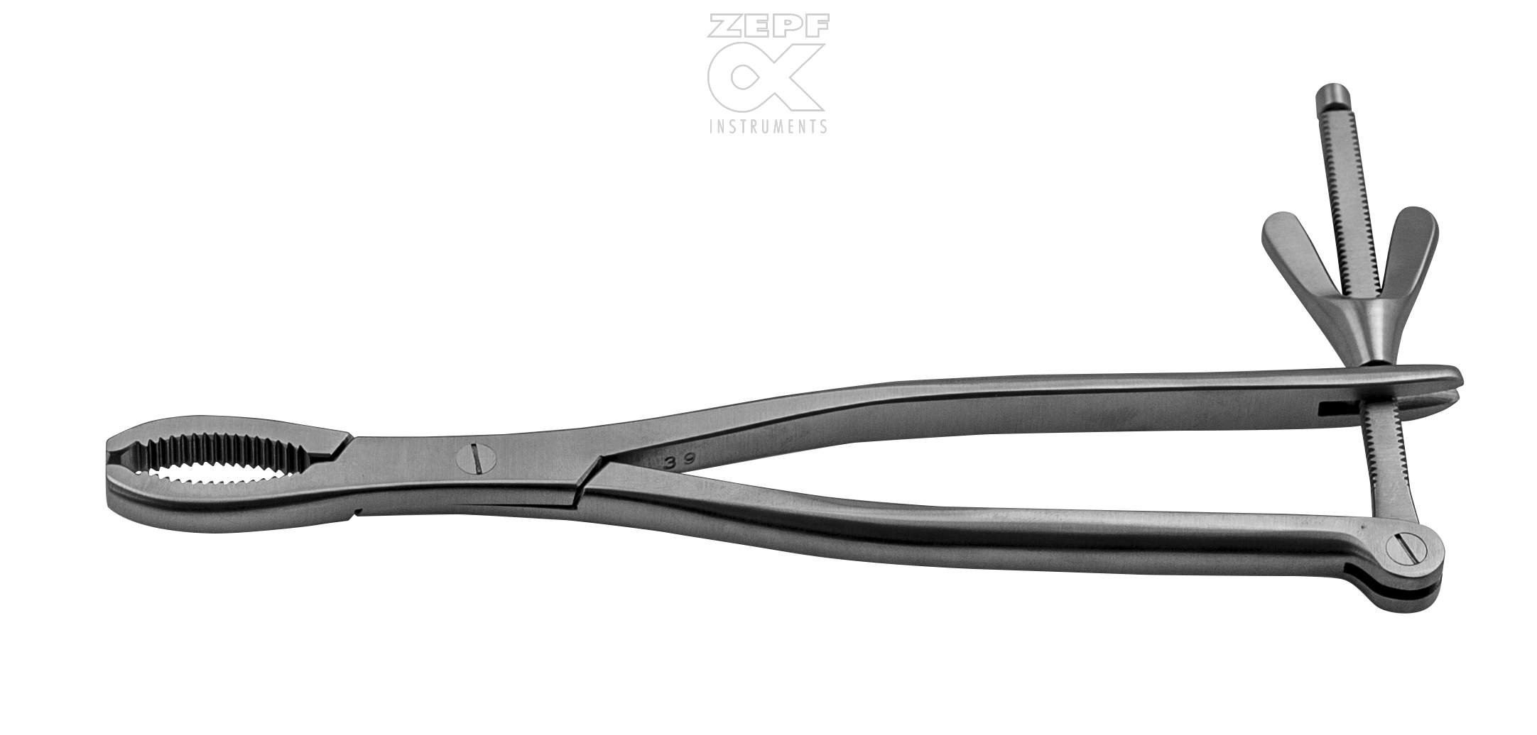 32-3820-20 32-3820-20  ~ HEY GROVES Knochenhalte Zange m. Sperre gerade 7,5 mm 20 cm ~