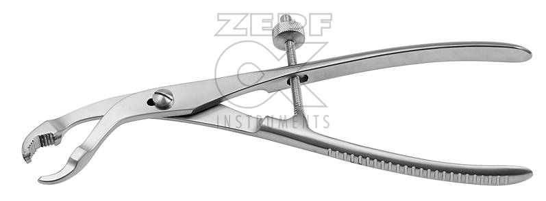 32-3901-24 32-3901-24  ~ Knochenhalte Zange selbstzentrierend 9,5 mm 24 cm ~