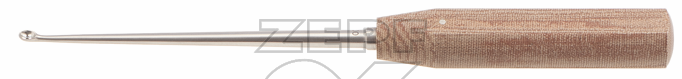 32-4828-36 32-4828-36  ~ CASPAR Löffel Griff aus PTFE Fig. 000 3,6 mm gerade 22 cm ~