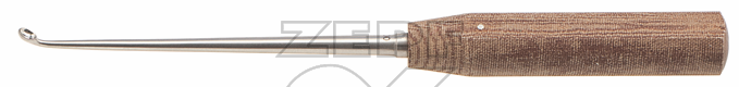 32-4829-52 32-4829-52  ~ CASPAR Löffel Griff aus PTFE Fig. 0 5,2 mm gebogen 22 cm ~