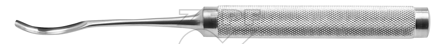 32-6621-03 32-6621-03  ~ COBB Hohlmeißel spinal stark gebogen 6 mm 28 cm ~