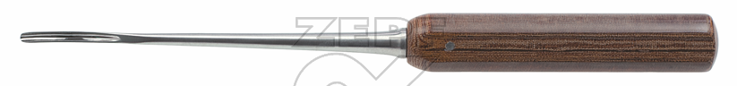 32-6623-02 32-6623-02  ~ COBB Hohlmeissel spinal leicht gebogen 6,5 mm 28 cm Griff aus PTFE ~