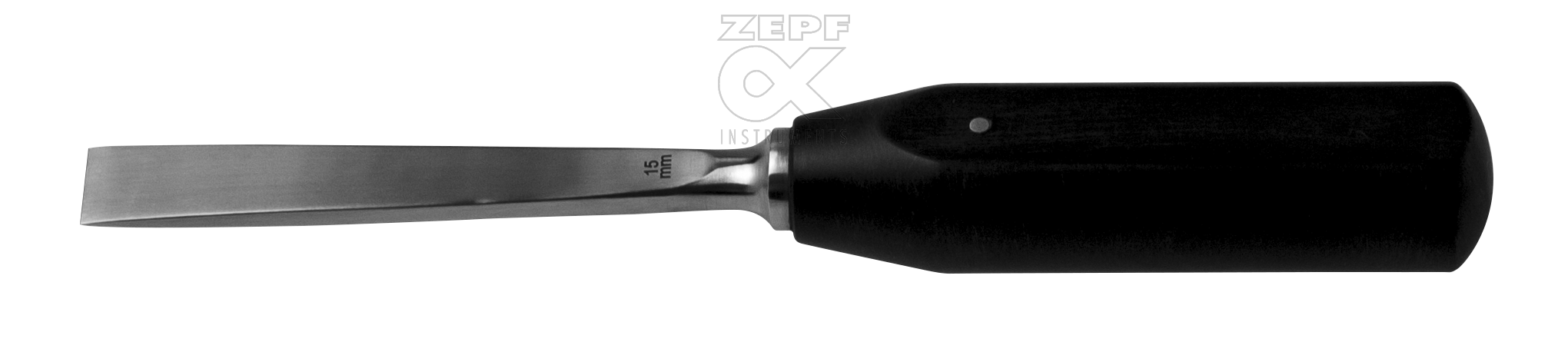 32-6710-15 32-6710-15  ~ Osteotom gerade 15 mm 20 cm Griff aus PTFE ~