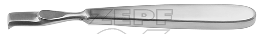 32-7005-16 32-7005-16  ~ FARABEUF COLLIN Raspatorium gebogen 11 mm 16 cm ~