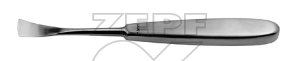 32-7603-18 32-7603-18  ~ CUSHING Raspatorium rund 16 mm 18,5 cm ~