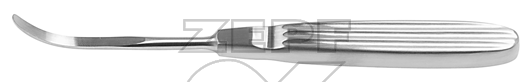 32-7615-02 32-7615-02  ~ MÜHLING Raspatorium gebogen 4 mm 17 cm ~