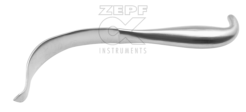 32-8021-01 32-8021-01  ~ AUFRANC Cobra Knochenhebel spitz gerieft 32 mm 26 cm ~