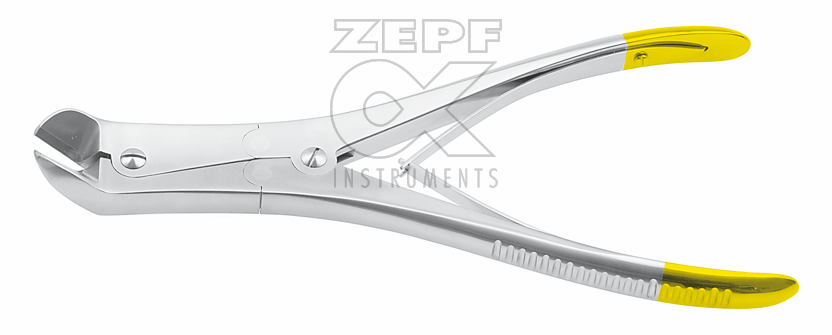 33-5409-23 33-5409-23  ~ Draht Zwickzange 45  abgewinkelt 23 cm TC   für weichen Dra bis   2,5 mm für harten Draht bis   2,0 mm ~