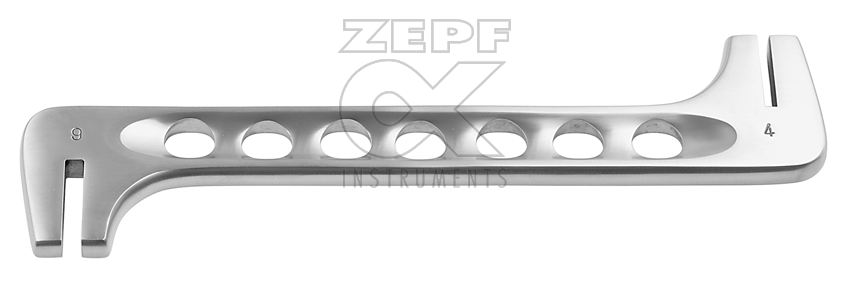 33-6405-00 33-6405-00  ~ Schränkeisen f. Standard  Knochenplatten 4 mm 6 mm 25 cm ~