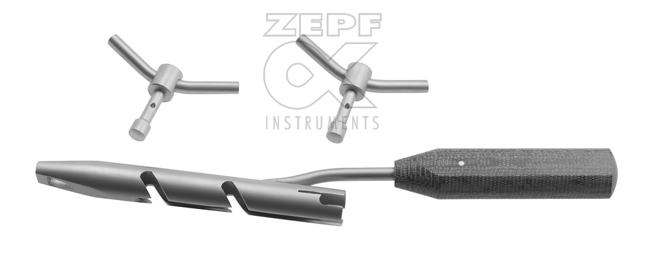 34-3810-02 34-3810-02  ~ Spanner für Knochendraht doppelt Griff aus PTFE 25 cm ~