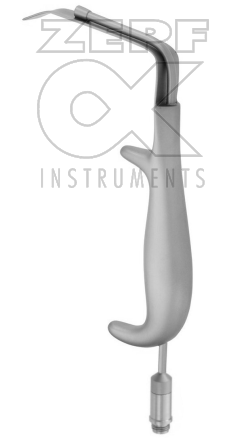 38-523-24 38-523-24  ~ SHEA Retr.intra oral für cerv.Osteotom. 22 cm 14,5 mm mit Kaltlicht Anschluss ~