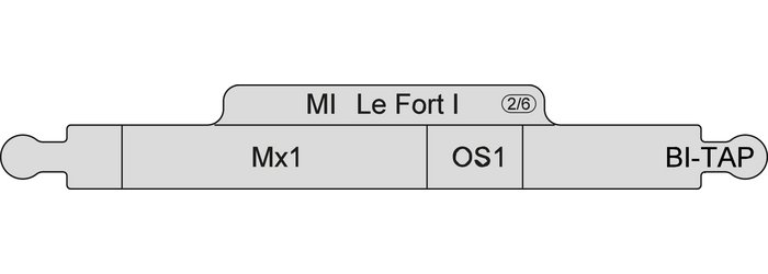 38-684-46-07 38-684-46-07  ~ MI SEQ2,Sequenzschablone Le Fort I,Teil2 ~