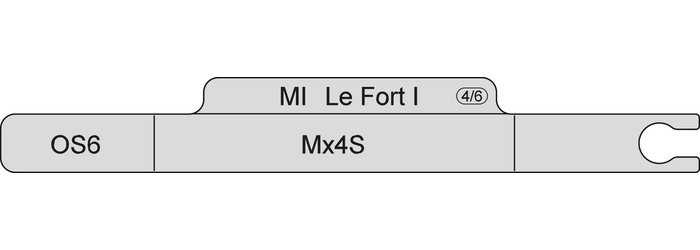 38-684-48-07 38-684-48-07  ~ MI SEQ4,Sequenzschablone Le Fort I,Teil4 ~