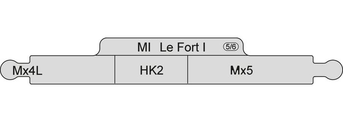 38-684-49-07 38-684-49-07  ~ MI SEQ5,Sequenzschablone Le Fort I,Teil5 ~