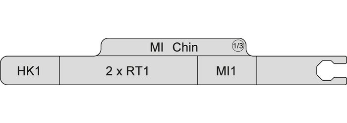 38-684-55-07 38-684-55-07  ~ MI SEQ11,Sequenzschablone Chin,Teil1 ~