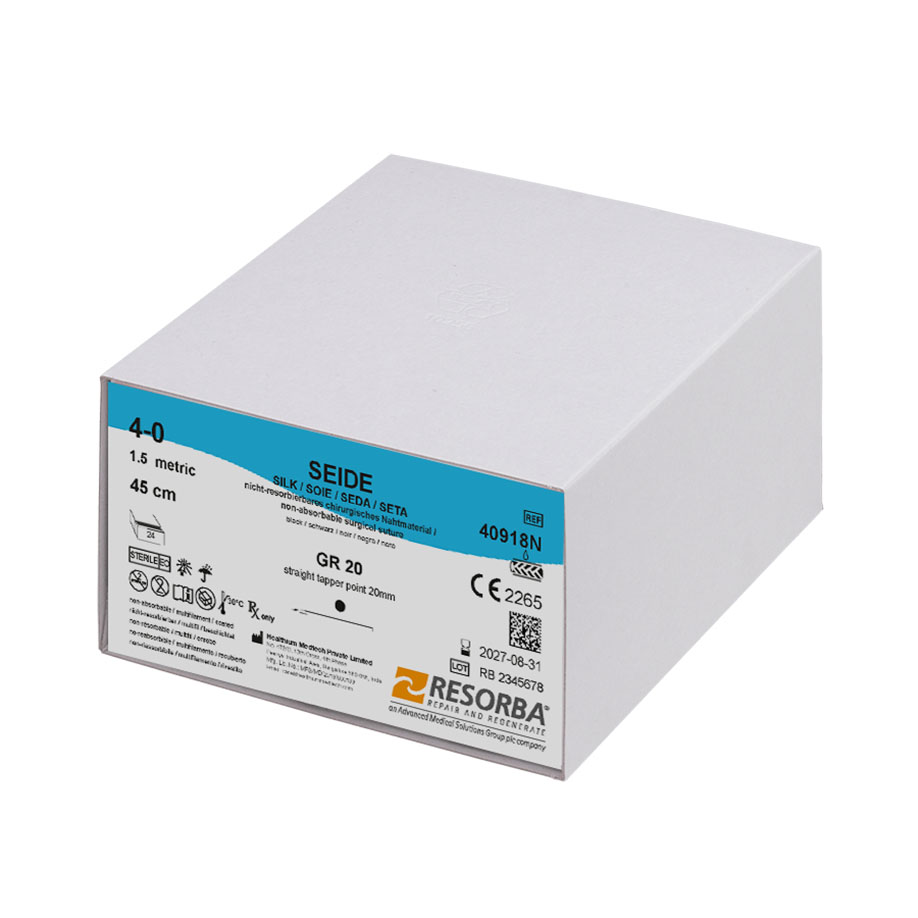 40918N 40918N  ~ SEIDE schwarz, 4 0 USP, GR20, Länge 45cm ~