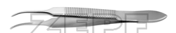 42-8003-07 42-8003-07  ~ GRAEFE Iris Pinzette gerieft 1,0 mm ~