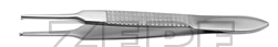 42-8004-07 42-8004-07  ~ GRAEFE Iris Pinzette 1 x 2 Z. 1,0 mm ~