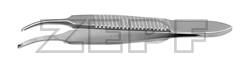 42-8005-07 42-8005-07  ~ GRAEFE Iris Pinzette 1 x 2 Z. 1,0 mm ~
