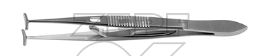 43-0706-10 43-0706-10  ~ GREEN Fixier Pinzette 10mm br. ohne Schloss ~
