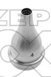 44-0104-45 44-0104-45  ~ GRUBER Ohrtrichter rund 4,5 mm ~
