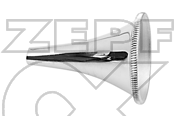 44-0110-95 44-0110-95  ~ ROSEN Ohrtrichter 7,0 x 9,5 mm ~