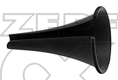 44-0208-92 44-0208-92  ~ TUMARKIN Ohrtrichter   9,2 mm schwarz ~