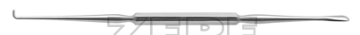 44-1701-12 44-1701-12  ~ GROSS Ohrlöffel und Haken 12 cm stumpf   stumpf ~