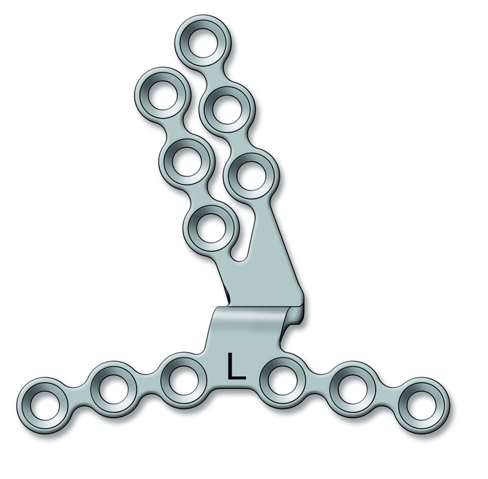 50-287-00-09 50-287-00-09  ~ Platte, Le Fort I, 0 mm, links ~