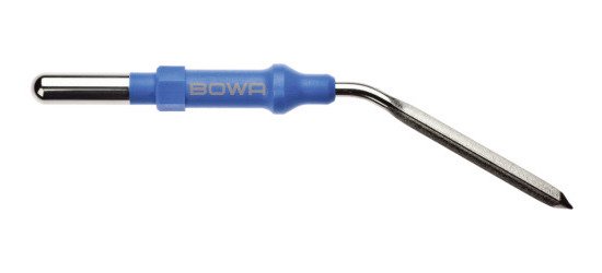 500-008 500-008  ~ Messerelektrode, gewinkelt, rautenförmig, Schaft 4 mm ~