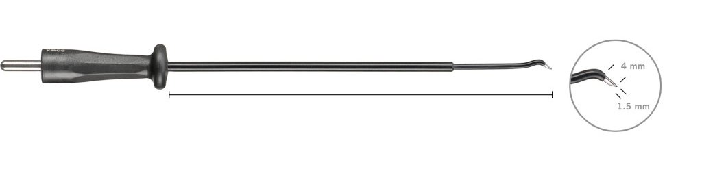 510-110 510-110  ~ Messerelektrode, Arthroskopie, 45  gewinkelt, 4 x 1,5 mm ~